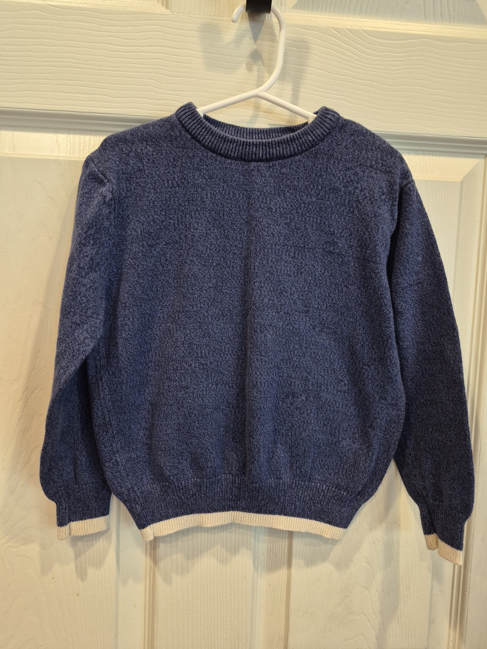 5/25 Cat & Jack Navy Sweater with Cream Trim